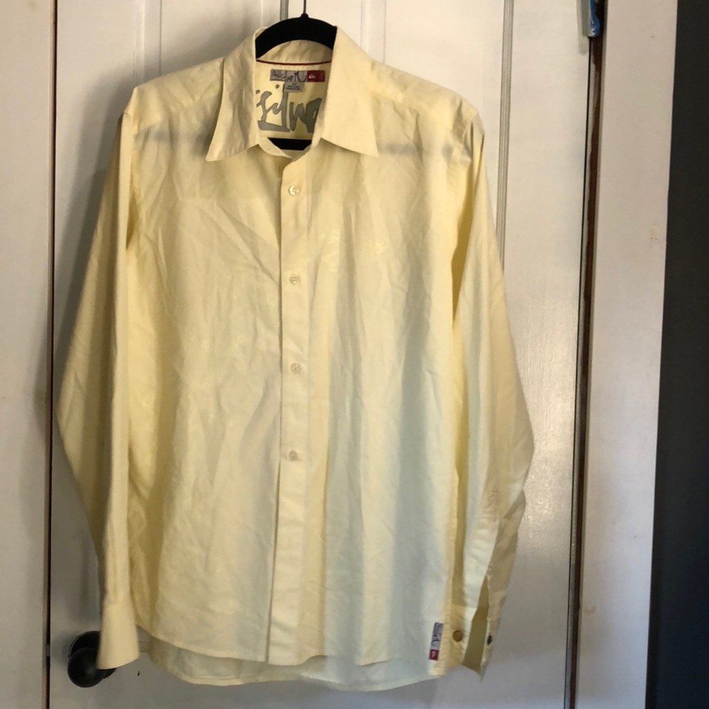 Quicksilver button down shirt.